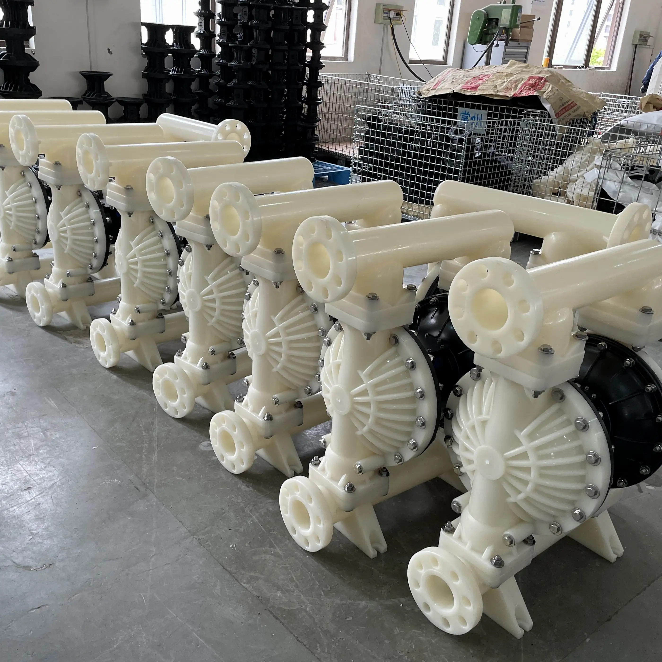 Chemical transfer acid-proof resistance air operated double diaphragm pump