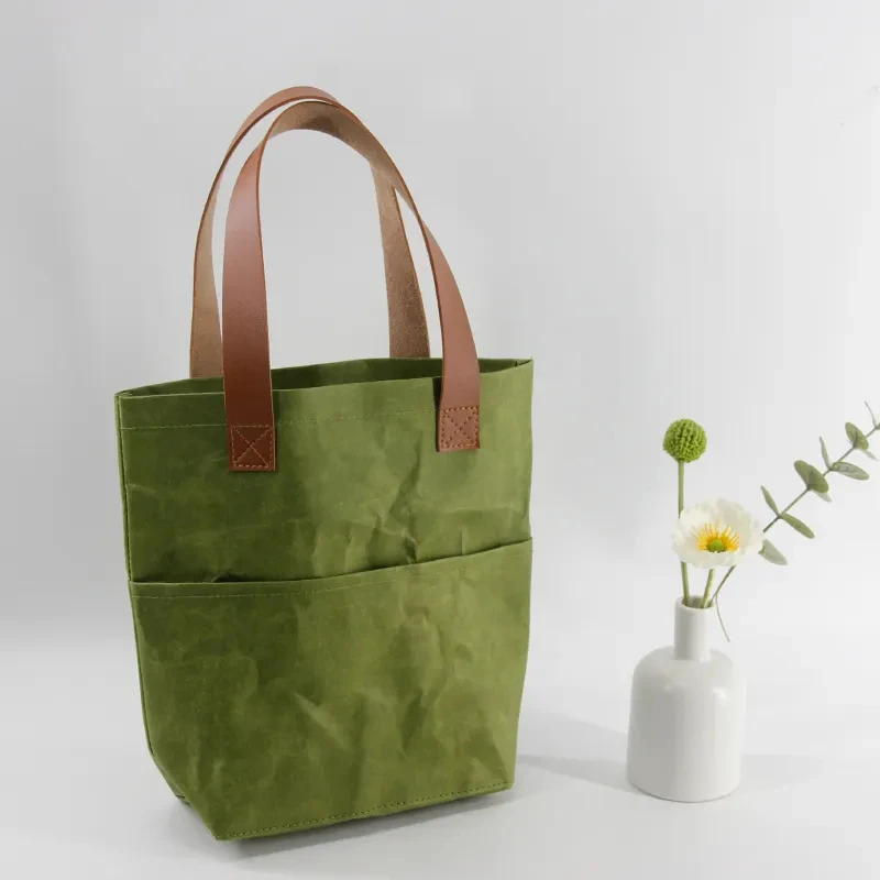 Custom logo durable waterproof tote bag  tyvek beach bag reusable  shopping women large capacity classic printing tote bag