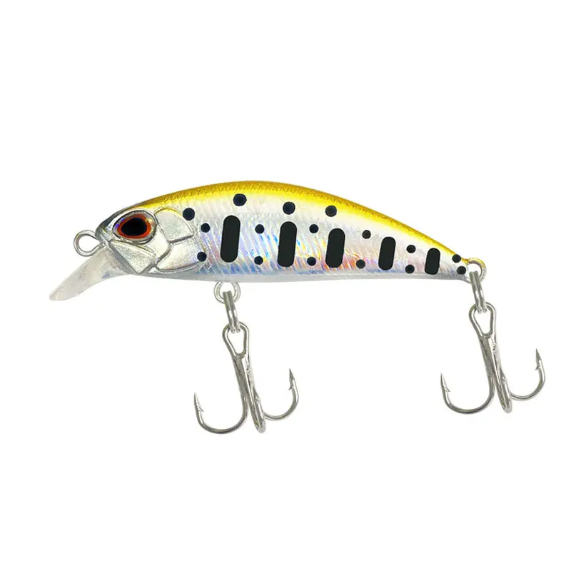 Hard Bait Submerged Mino 5cm/3.5g Multi-color ABS Bionic Hard Bait to Strengthen Three-hook Boat Fishing Fresh Water Fishing