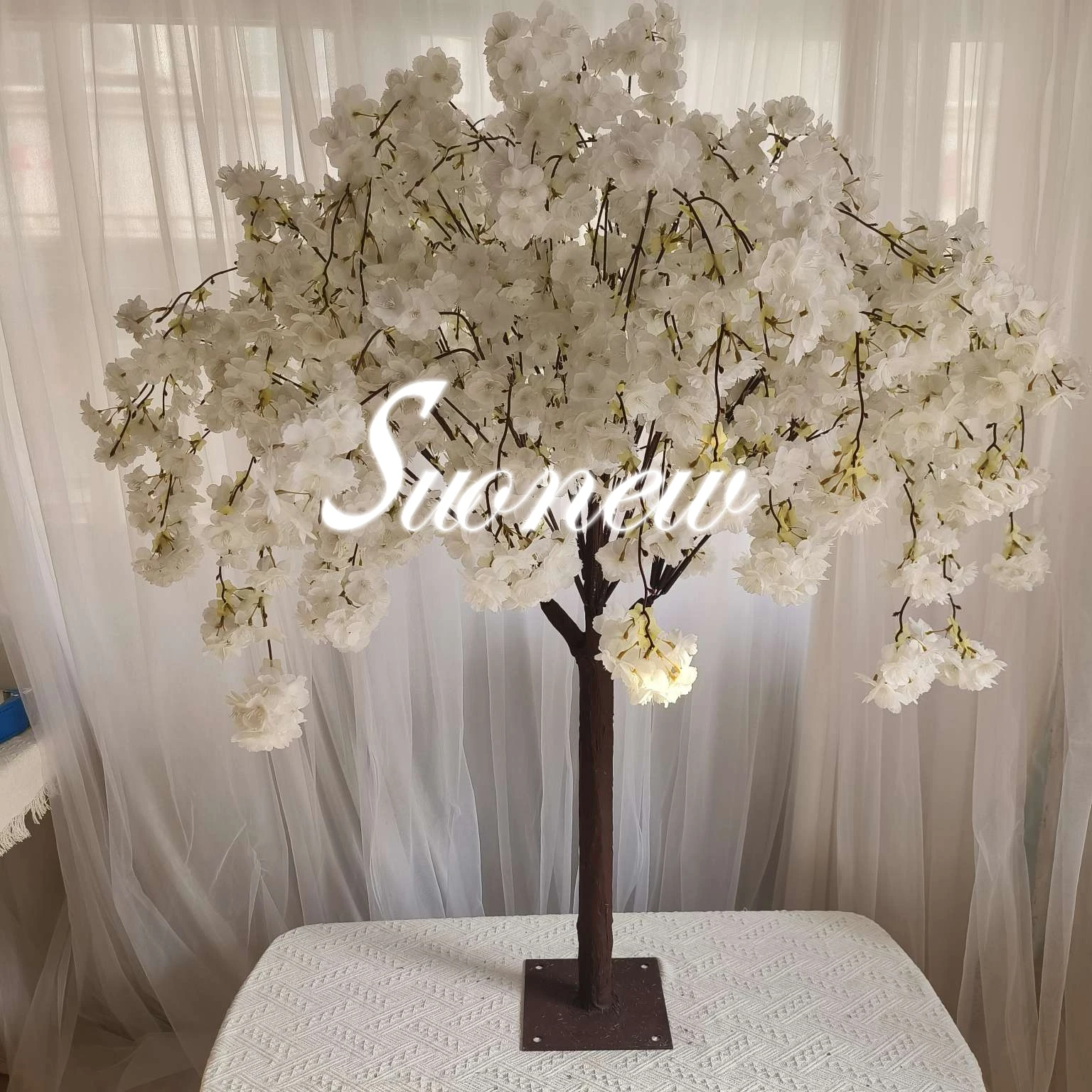 SN-TG002 свадебный стол из искусственного белого цвета 4 фута 120 см