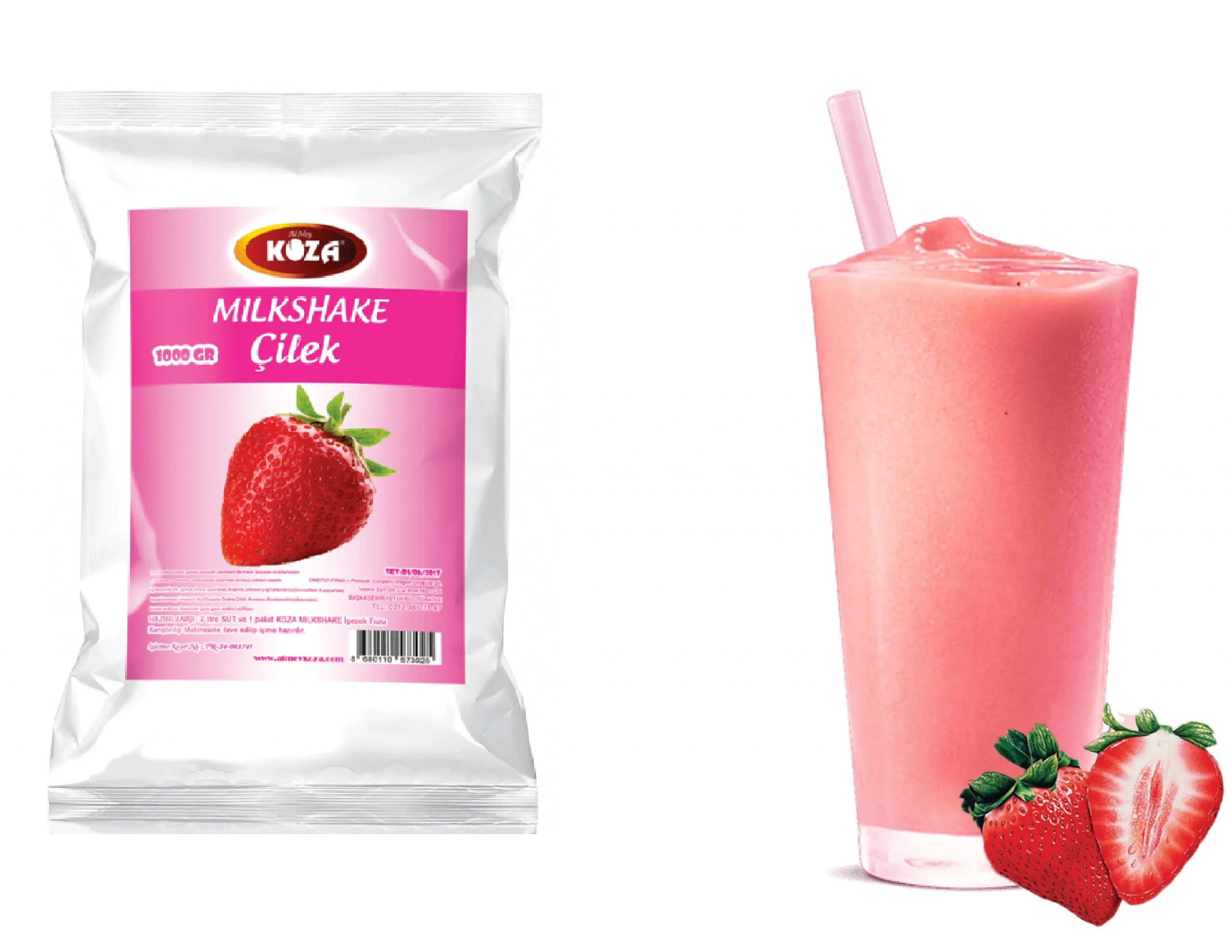 Strawberry Milkshake Powder Mix