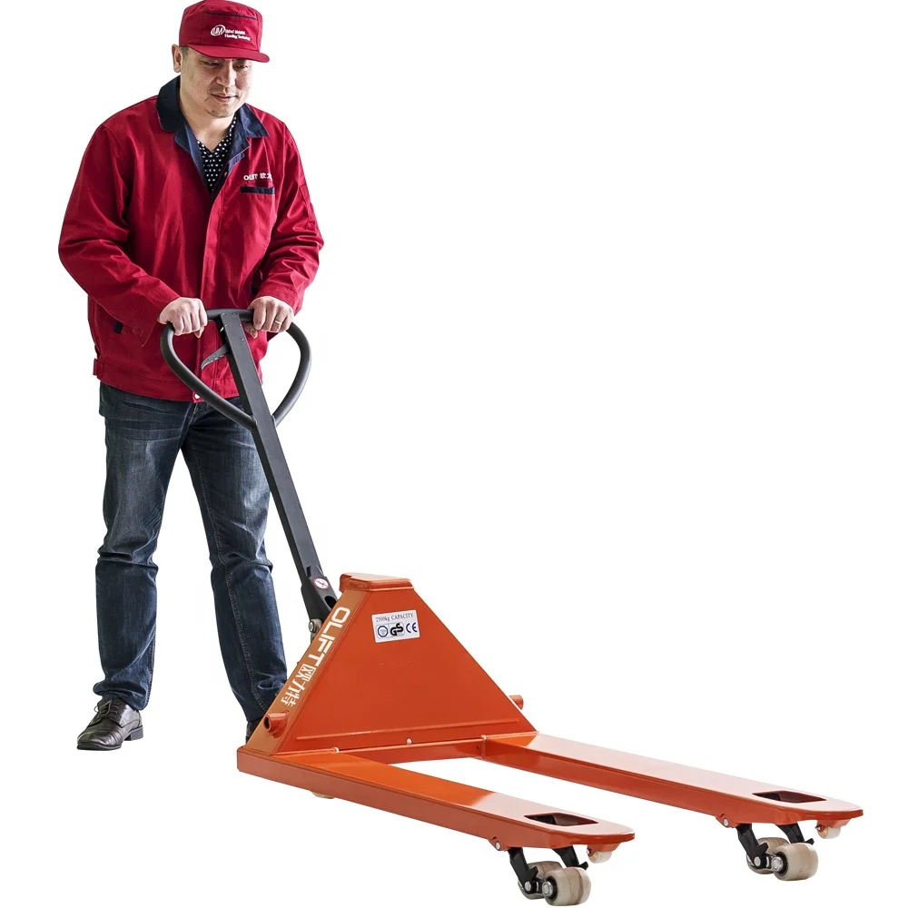 Поддон Olift 2,5 тонн, гидравлический ручной поддон, мини-вилочный погрузчик, ручной подъемник