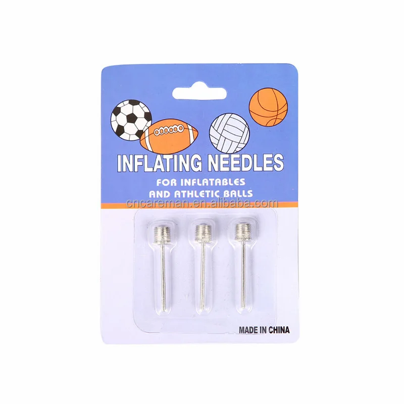 Blister Pack Football/Soccer/Basketball/Volleyball Inflating Needle Set, 3/5/6/15 pcs Ball Inflator Needles & Extension Hose Set