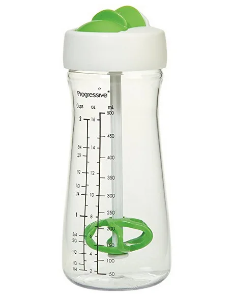 Hot Selling Plastic Oil or Salad Dressing Shake bottle Salad Dressing Mixer