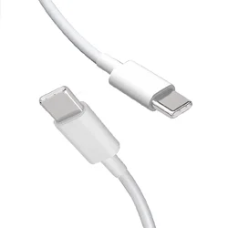 Hotsale moq 5pcs 5A fast PD type C to type C charging cable PVC braided type c data cable for mobile phones