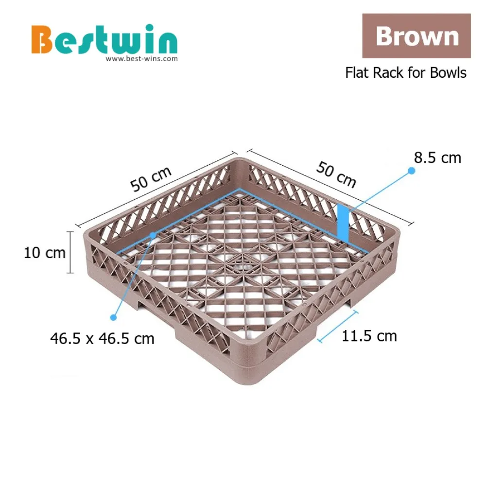 Plastic Commercial Dishwasher Drying Tray Bowl Cup Glass Storage Basket Rack