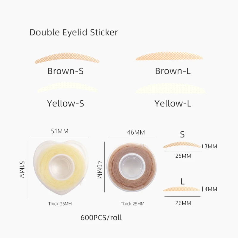 High Quality Roll Beauty Lasting Lift Big Set Mesh Daily Makeup lid Natural Eye Double Tape Tool Invisible Eyelid Sticker Lace