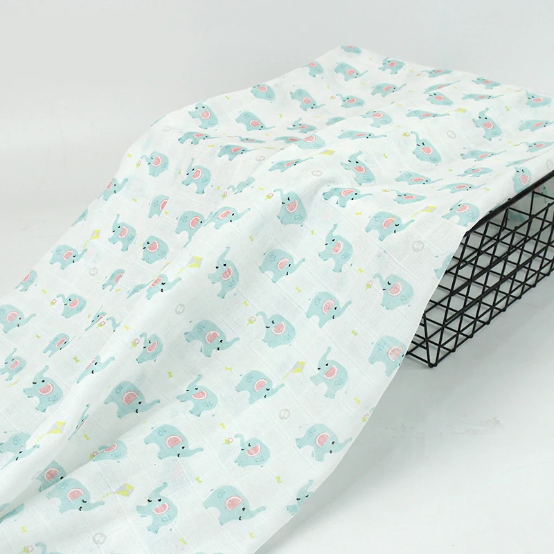 
Double Layer Gauze Baby Wholesale Bamboo Muslin Fabric 