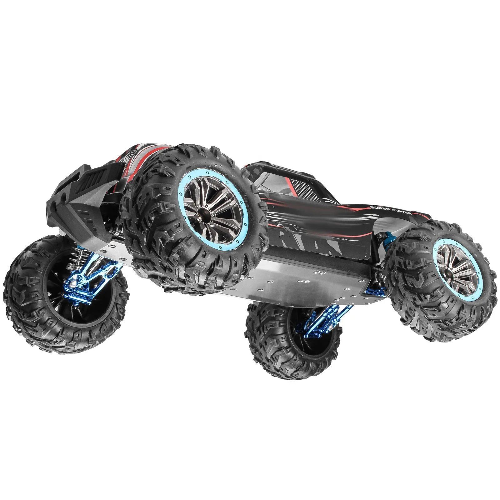 1:10 Alloy Remote Control Trucks 4wd 2.4g Off-road Professional Hobby Model Toy 80km/h High Speed RC Car Brushless For Adult Men