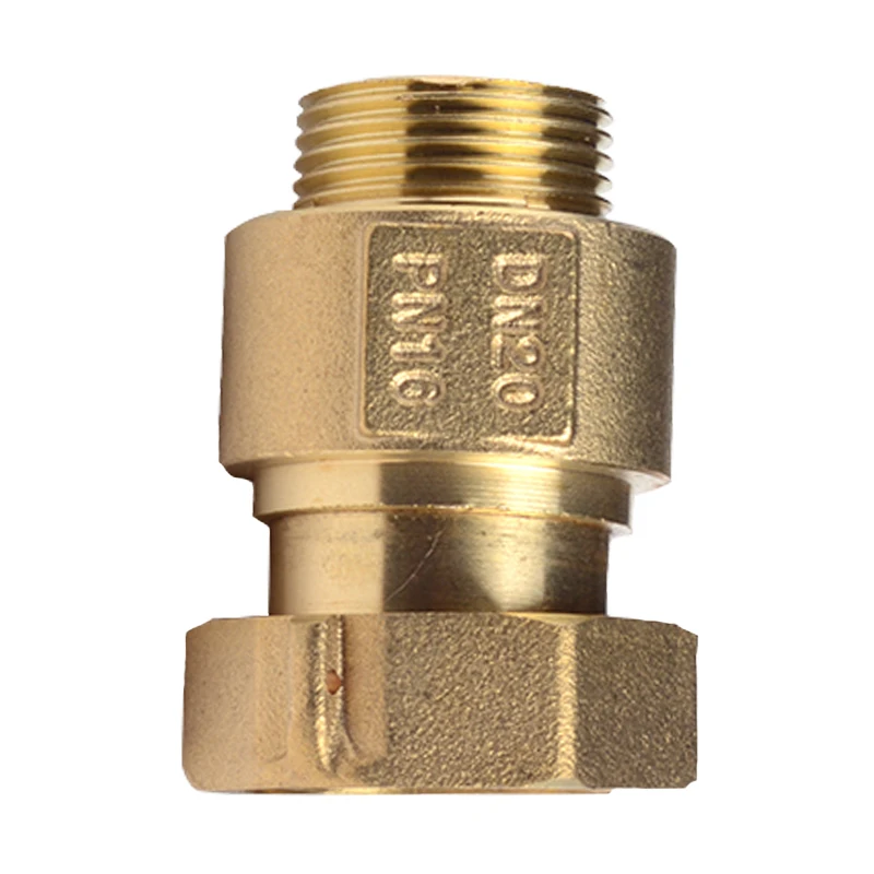 Brass water meter check valve
