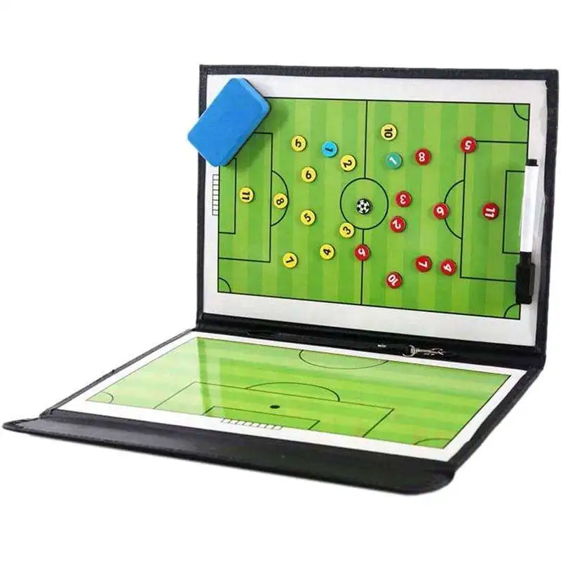 VEKEDA Best Seller PU Foldable Football Coach Board Magnetic Soccer Tactics Board Football Equipment