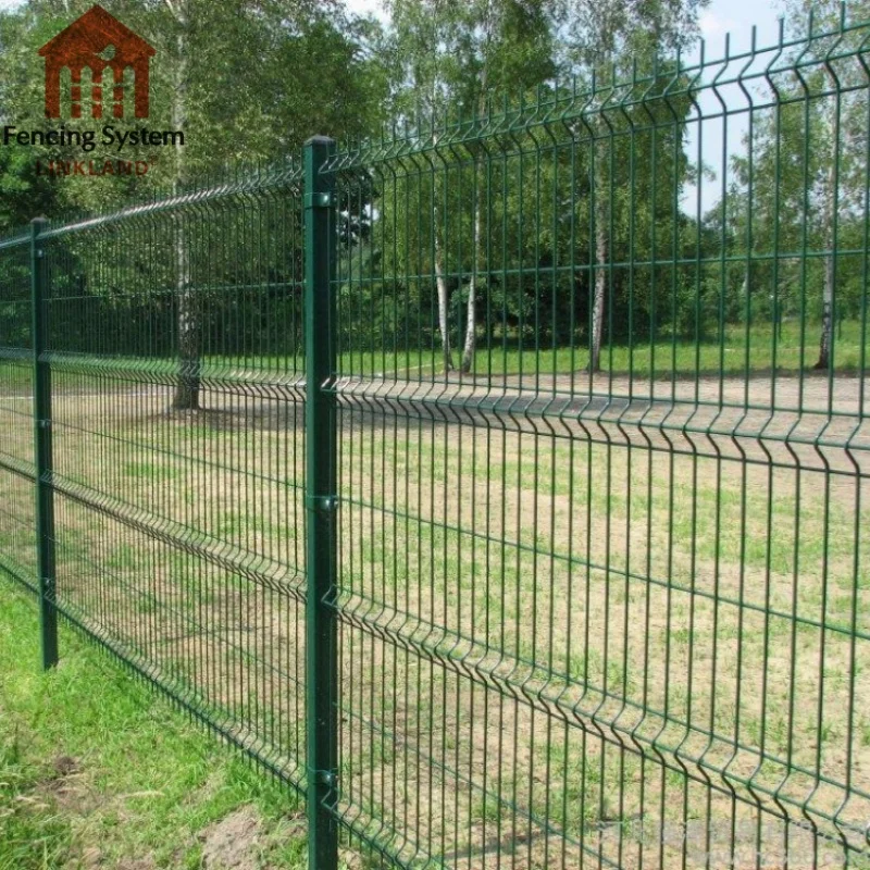 China made best quality double loop wire mesh fence 3d curved welded wire mesh fence panel for garden
