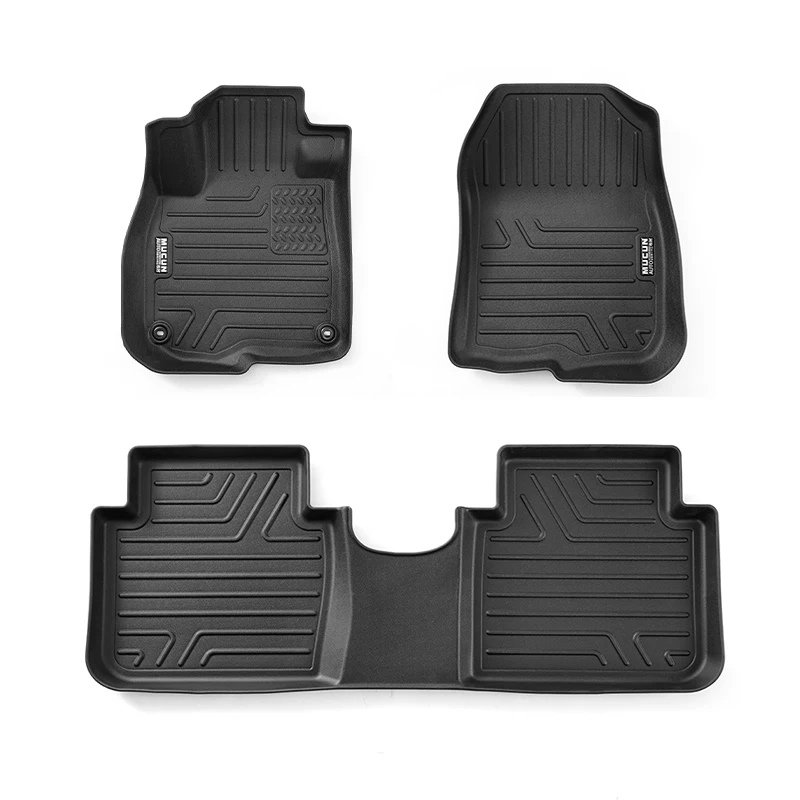 Universal Leather Material Custom Fit Floor Mats 7D 5D 3D Car Mat for Honda CRV