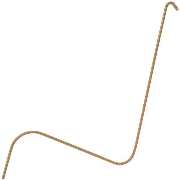 
L-shape wire retaining spring 