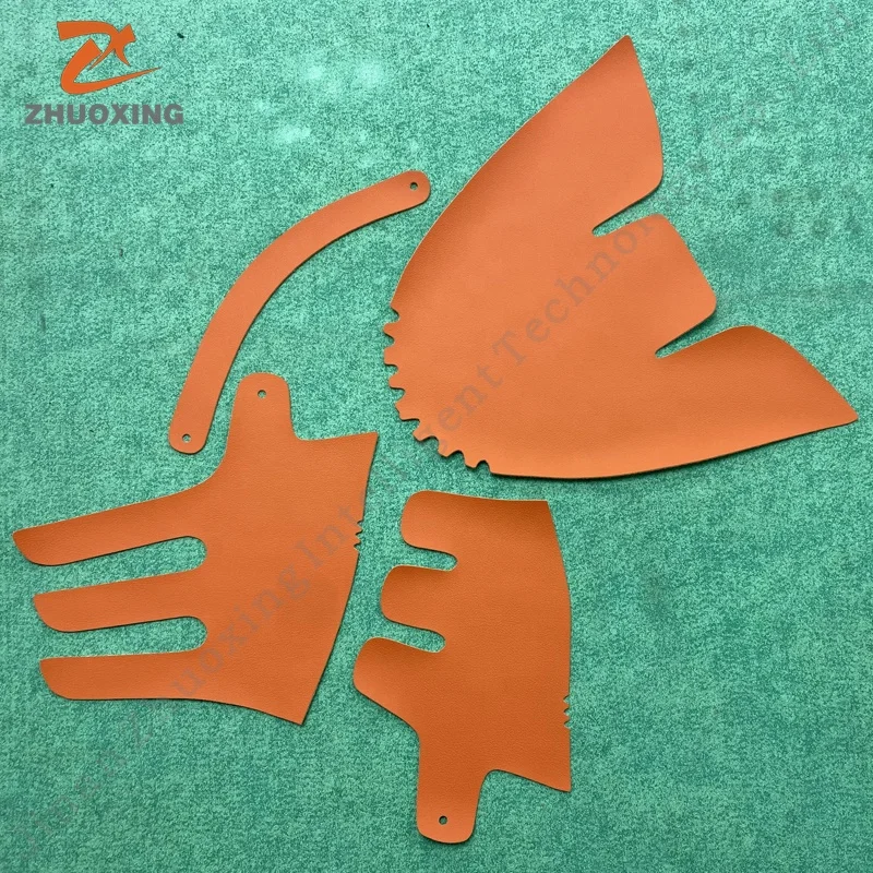 Good Quality Price New Not Used Teseo Fc4 CNC 5 In 1 Small Rotary Leather Pu Belt Strap Patch Pic Used Gloves Cutting Machine