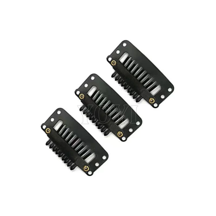 3.2CM U-shape Small Metal Clips 6 Teeth Combs Clips DIY Hair Wig Clips For Hair Extensions replacements toupee