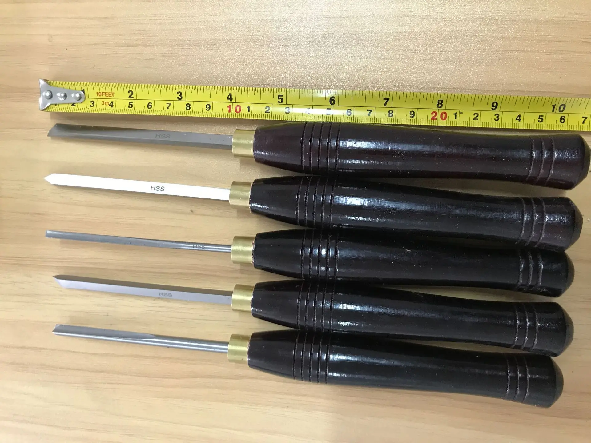 5 pcs gouge wood woodturning chisel set wood tools