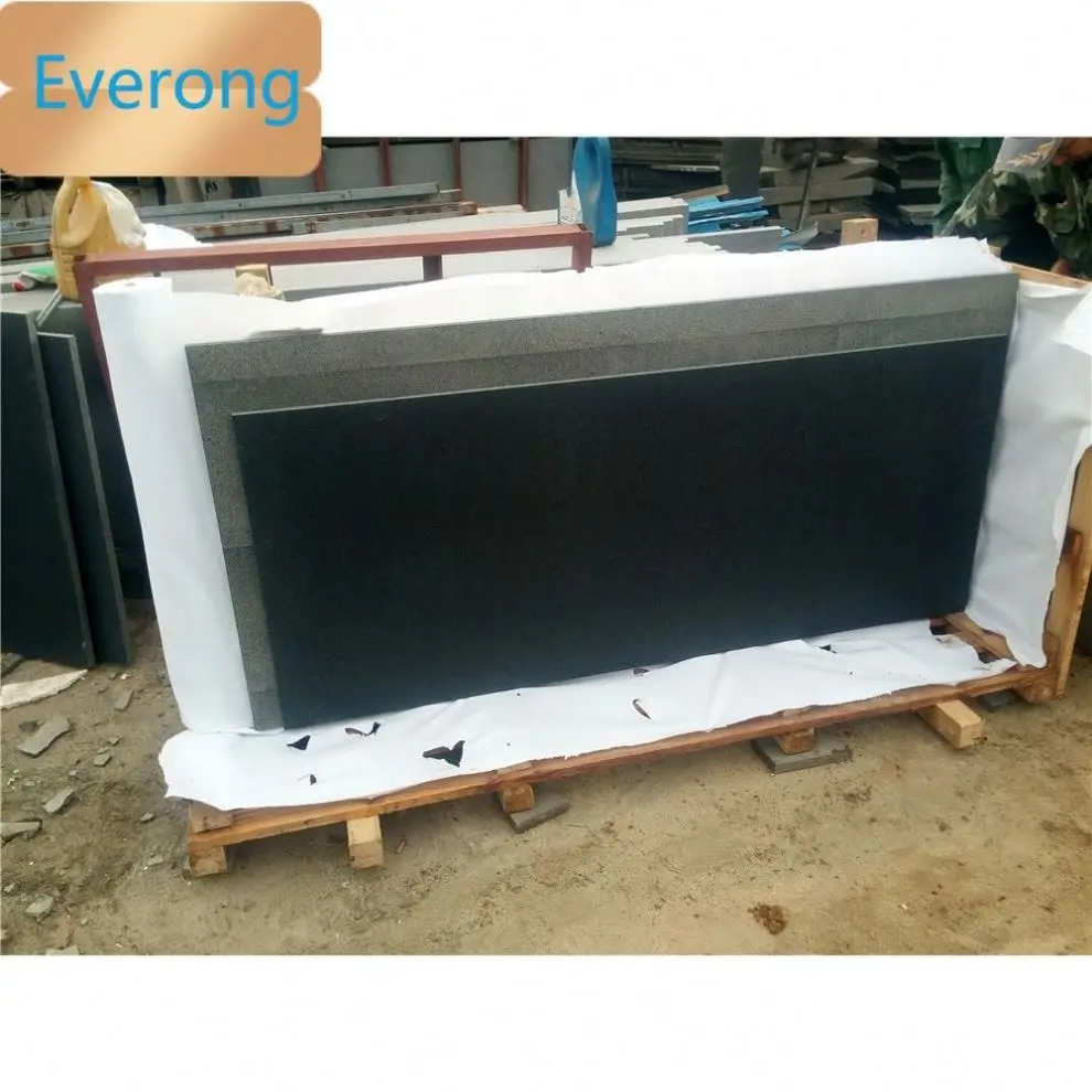 Hainan Black Grey basalt tile slab travertine