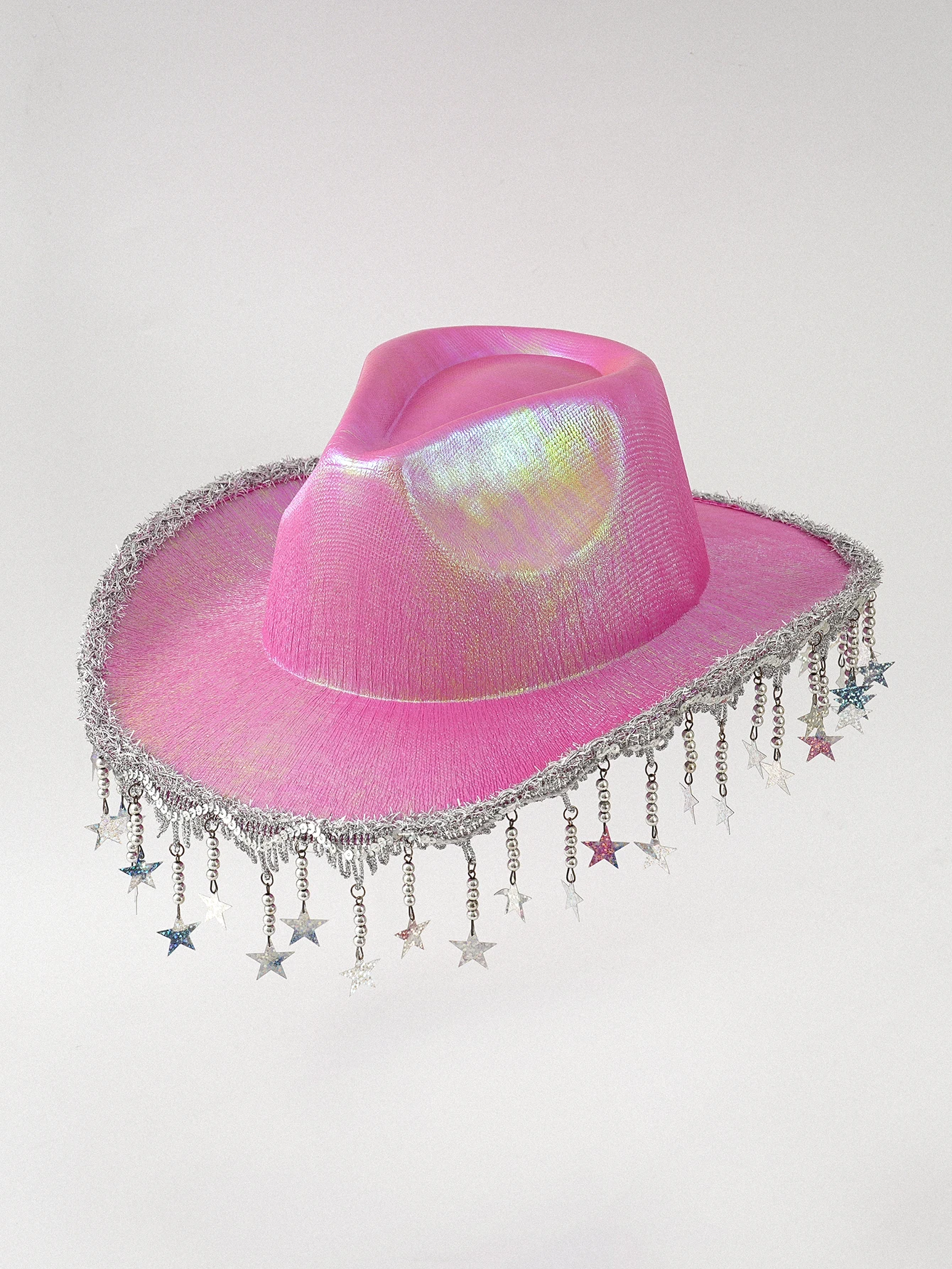Women Sparkly Metal Rivet Western Cowboy Hat Bachelorette Party Hen Party  Cowgirl Hat Fedora Hats Bridal Shower