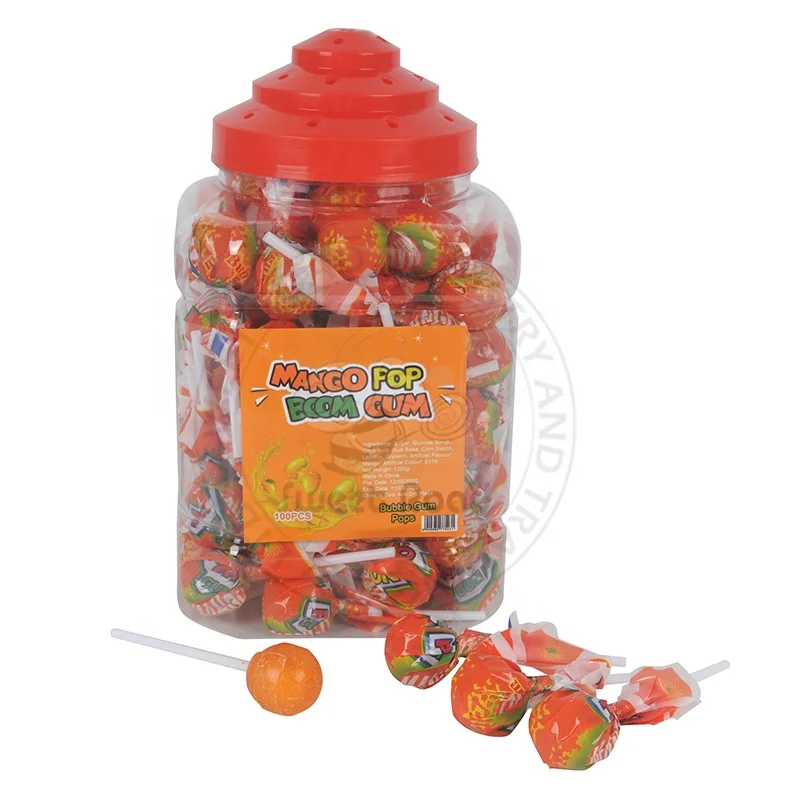 12 г манго Pop Boom Gum аромат манго леденец с пузырьковой резинкой