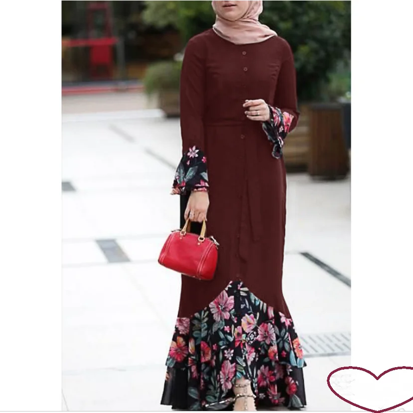 
Muslim Dress Embroidery Dubai Kaftan Flowers Lace Cardigan Long Robe Kimono Ramadan Arabic Islamic Prayer Clothing 