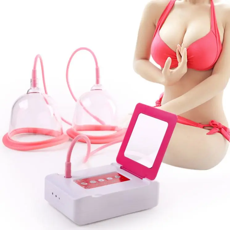 Vacuum Negative Pressure Cupping And Augmentation Device To Enlarge And The Breast Massager