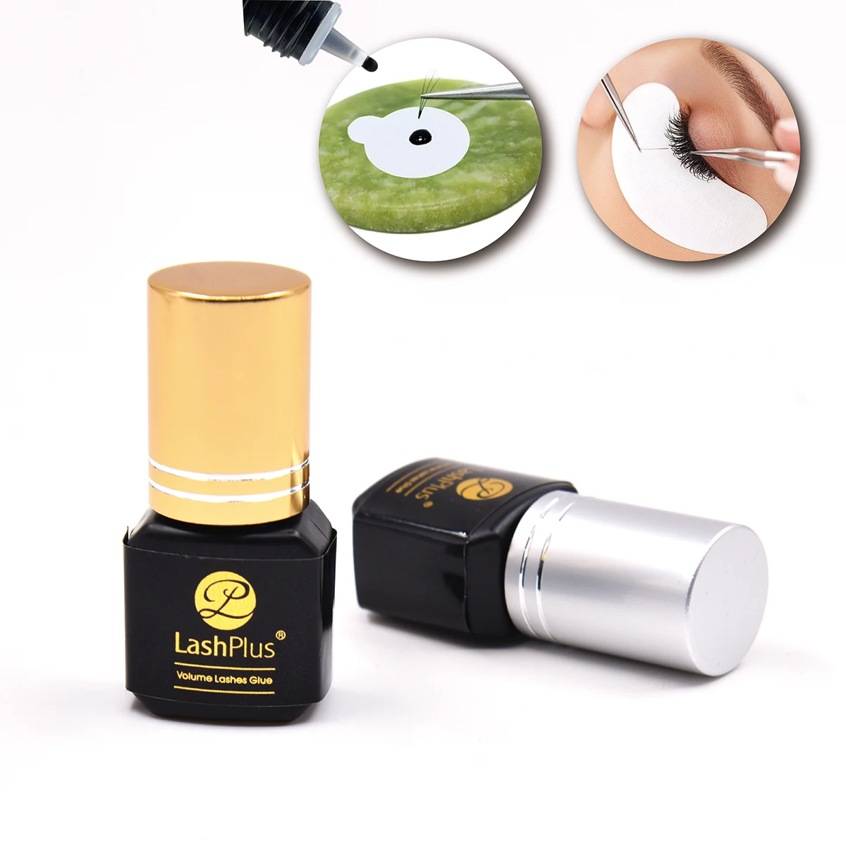 
LashPlus private label strong eyelash adhesive 1 second fast dry lash glue volume eyelash extension glue 