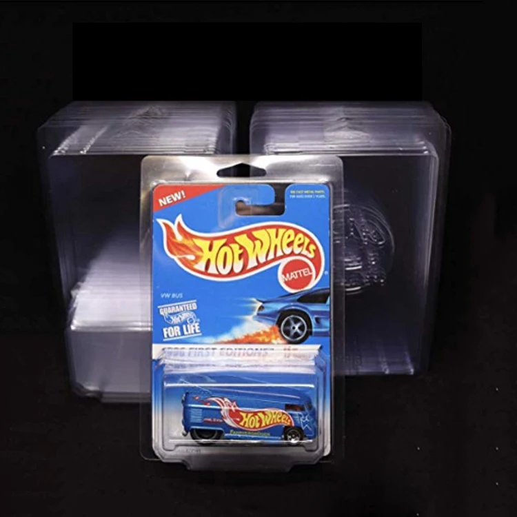 Clear Plastic Clamshell Card Stackable Trays PET Hot Wheels Blister Packaging