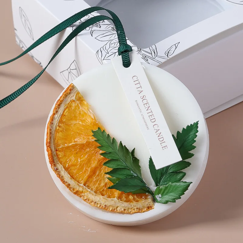Dried Flower Beeswax Aromatherapy Gardenia Candle Wax Tablets For The Car