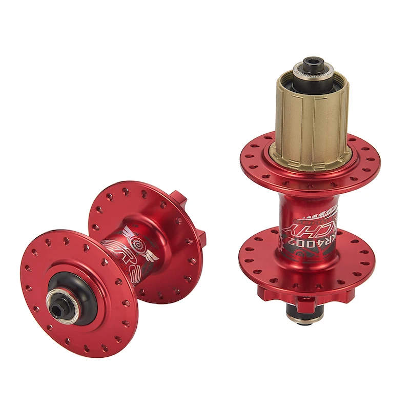 KEREACHY wholesale custom KR4002F/R quick release disc brake hub 28 32 36 hole mountain bike hub front 2 rear 4 bearing MTB hub