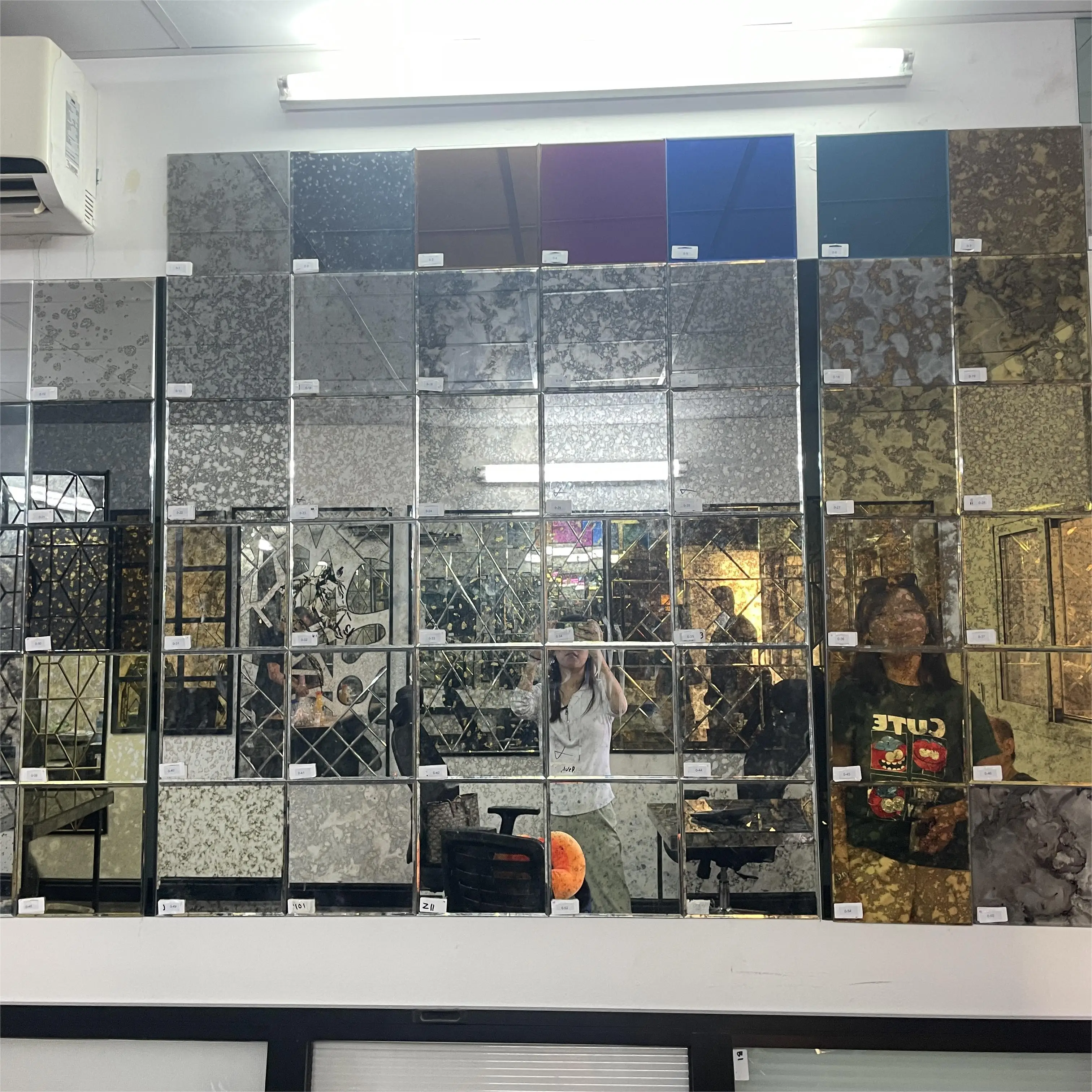 China Factory Home Decoration Antique Mirror Panels Antique Mirror Glass Sheet Wall Decoration Mirror