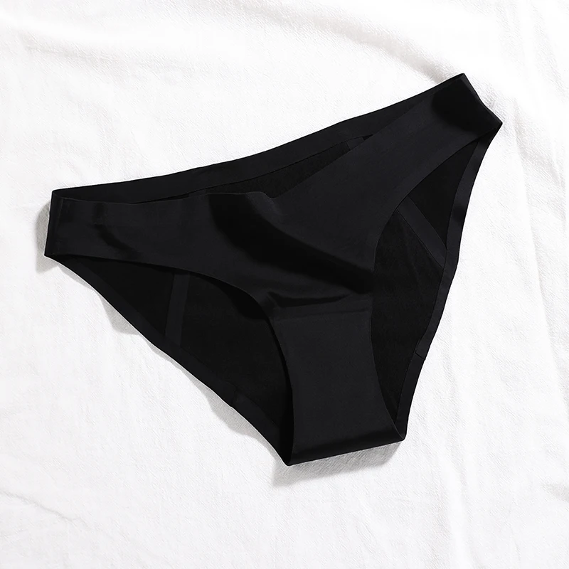 Anti-side Leakage Women Period Underwear Waterproof Fabric Culotte Menstruelle Low Waist High Absorption Period Panties