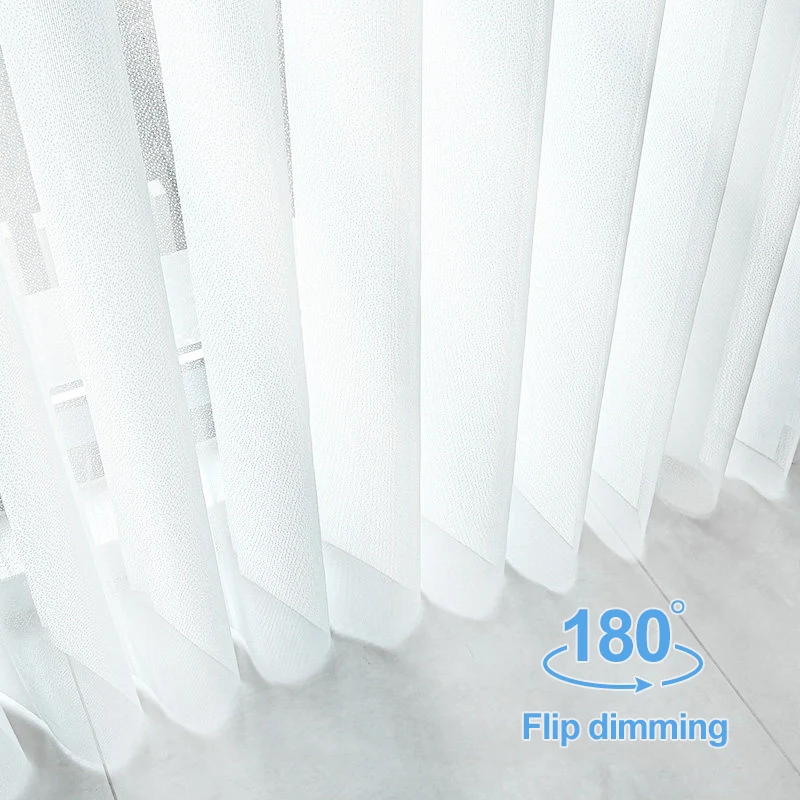 Motorized Electric Driven Vertical Curtains Blinds for Living Room Sliding Doors