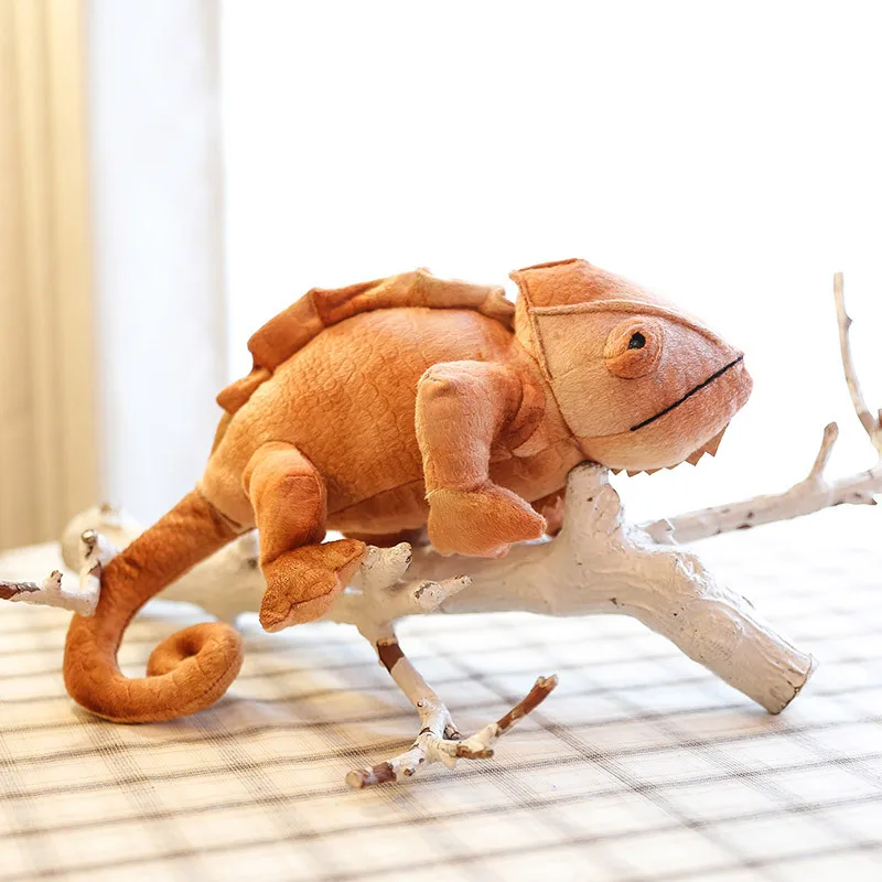 New colorful Simulated lizard crocodile plush toy dinosaur stuffed toys Long tail dragon chameleon doll