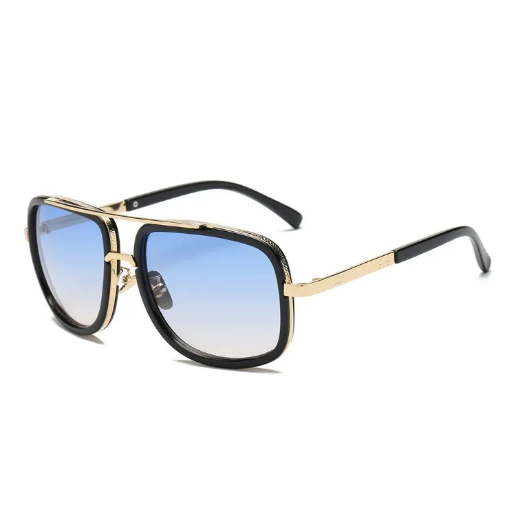 Hot Sale Iron Men Sunglasses Square Super Cool Sun Glasses