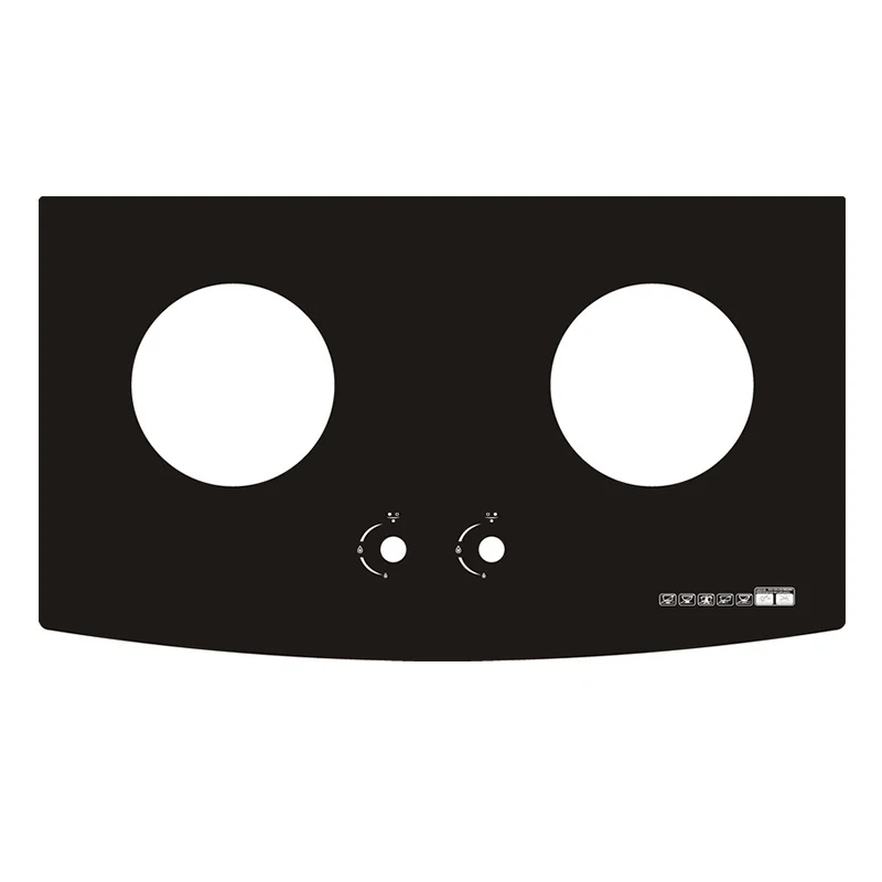 
2019 portable gas stove glass metalic surface 3 burner gas glass 