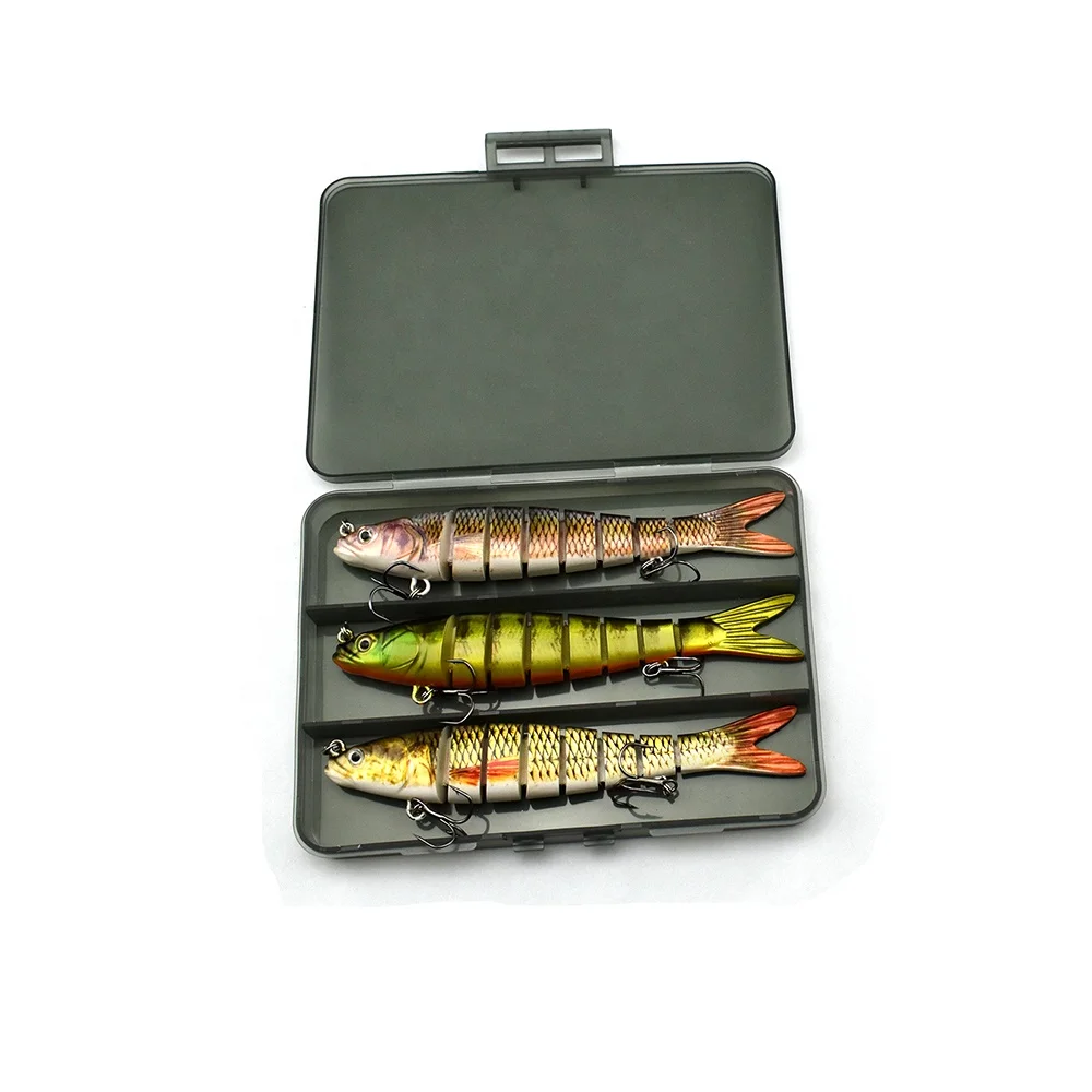 Fishing lure kit wholesale box pack hard fishing baits segmented lure set fishing lure packaging