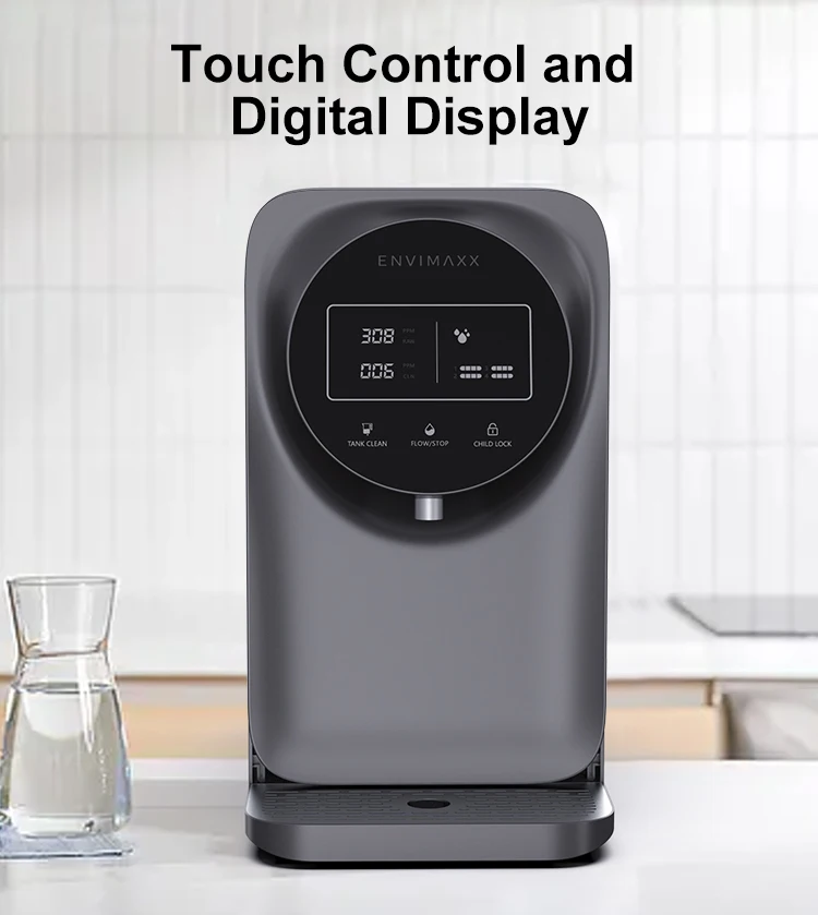 75 GPD 6 Stages Countertop Water Filter Ultra Safe Reverse Osmosis Portable Home Water Filter Purifier