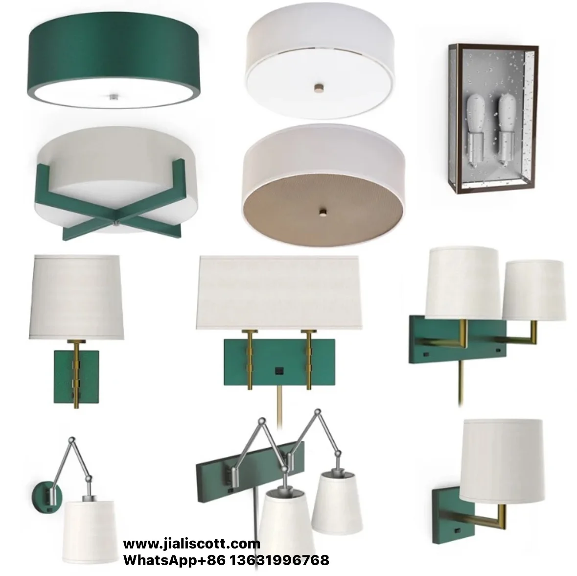 Holiday Inn H 4 modern single & double rocker switch lamp hotel mounted sconce guest room Distributor for Hospitality Lighting