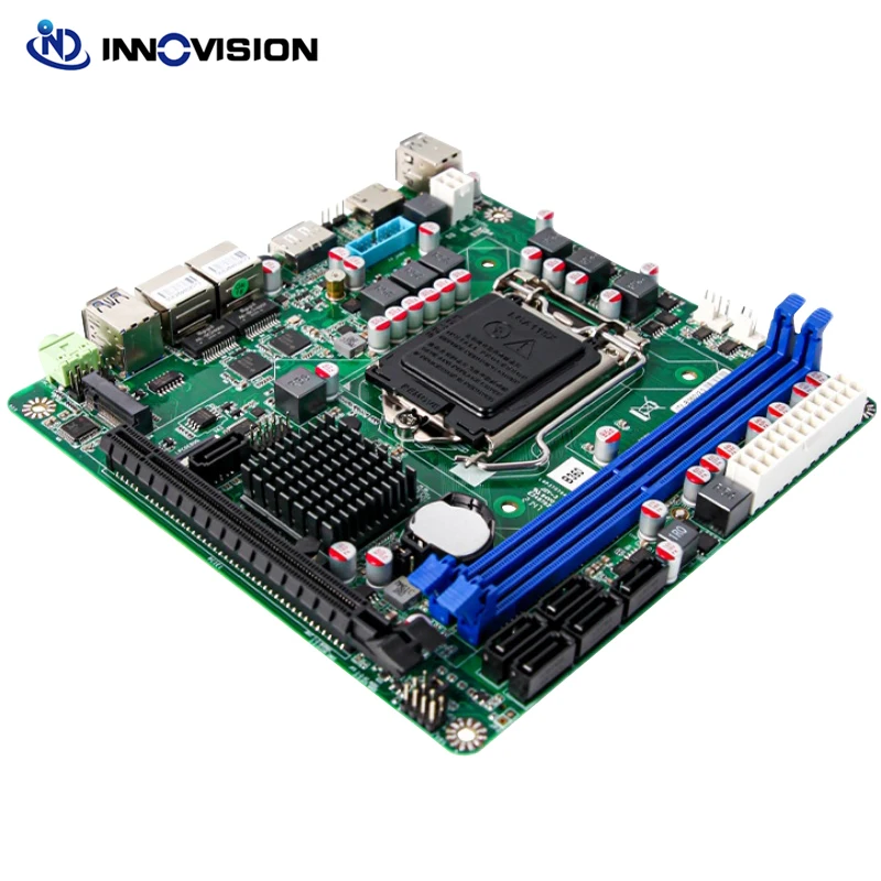 Новая оригинальная материнская плата NAS 6sata3. 0 8th 9th i3 i5 i7 1151 mini ITX Промышленная плата с 2 слотами Nvme