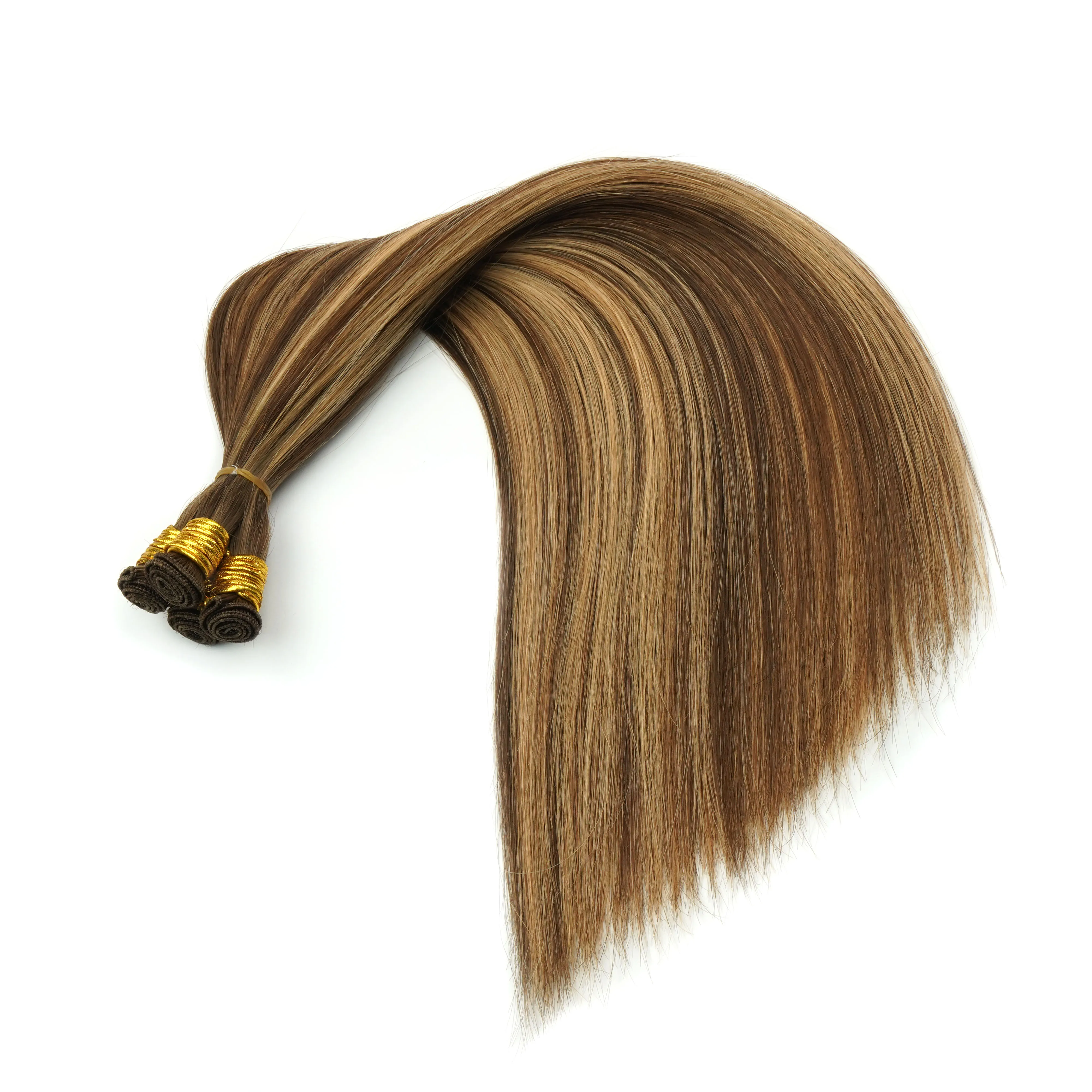 Wholesale 100% Natural Human Hair hair weft natural curling curtain hair extensions