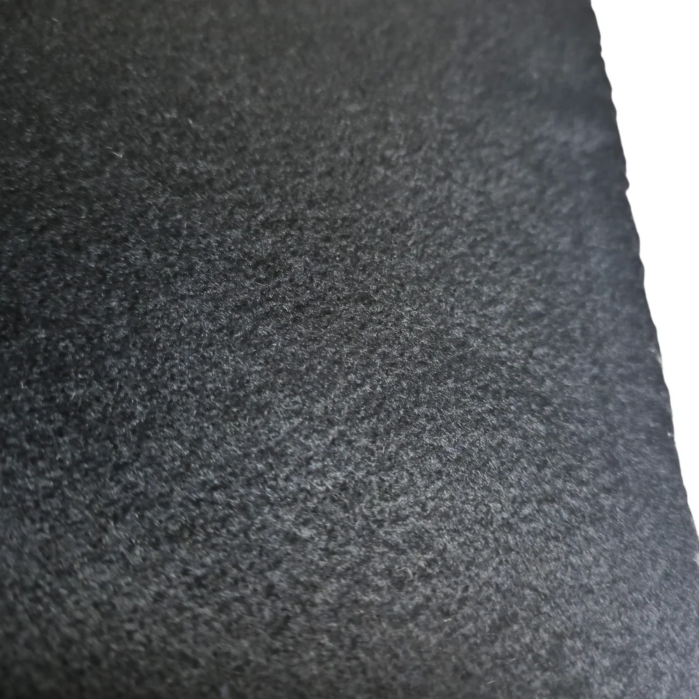 wool fabric for coats pure cashmere single-faced navy velvet fabric for boys men girls women winter style