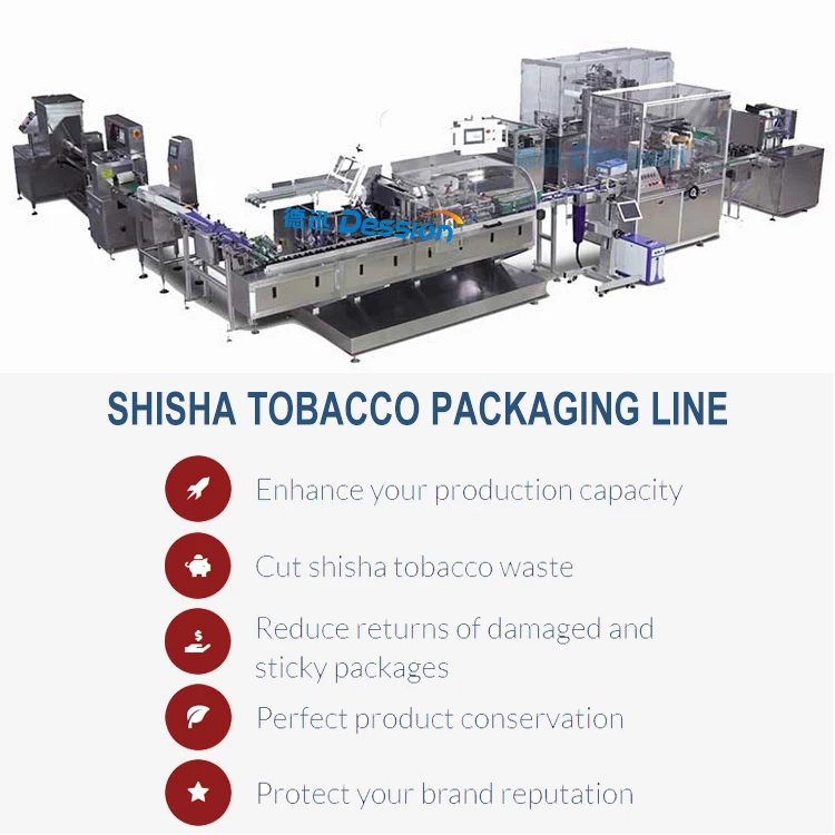 Автоматическая упаковочная линия для кальяна, упаковочная машина для кальяна, мелассы, бумажная упаковочная машина для Шиша