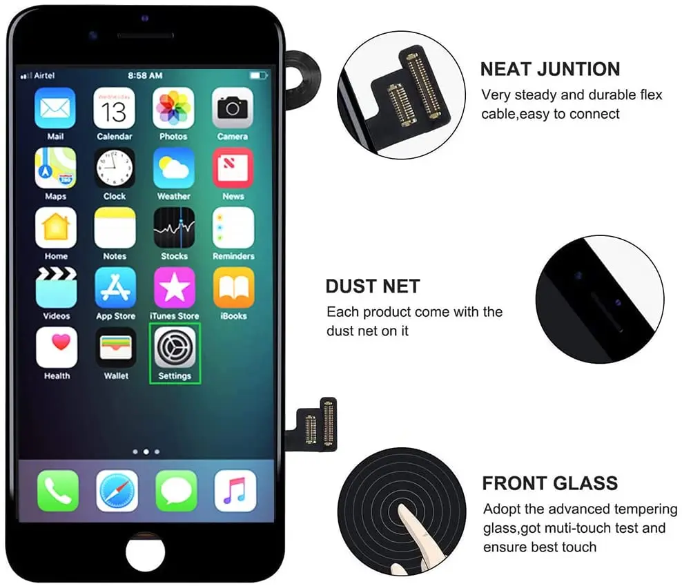 incell Original screen replacement for iphone 8 SE 2020 lcd with digitizer assembly fast delivery