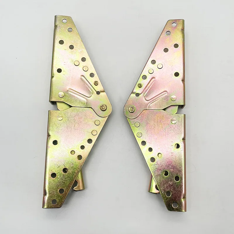 Furniture Accessories Adjustable Ratchet Folding Hinge Mechanism Lift Up Sofa Bed Hinges Mechanism