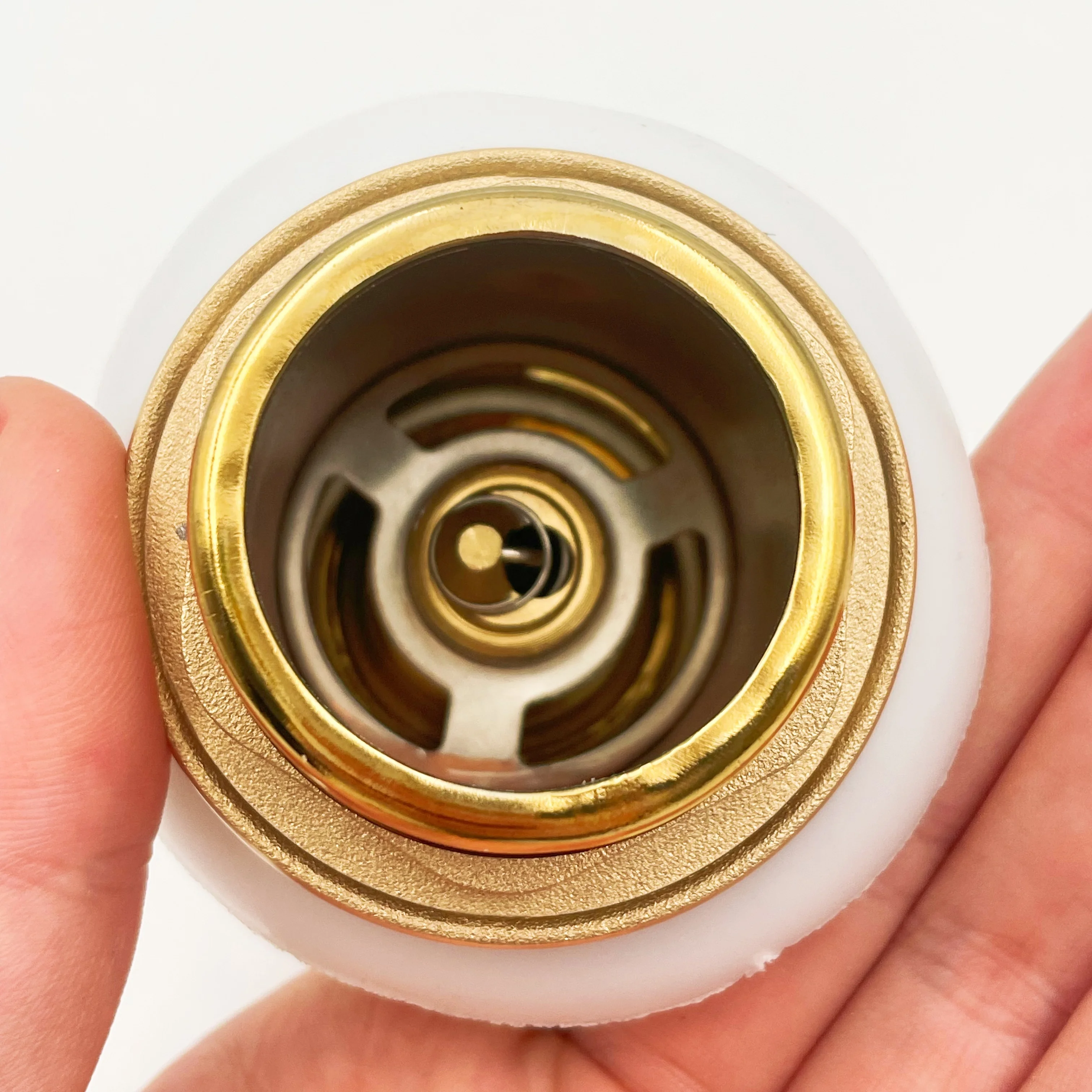 Brass Pop-up Drain Click Clack Sink Waste Basin Drain Stopper  Drainer Sanitary for Shower Bathroom