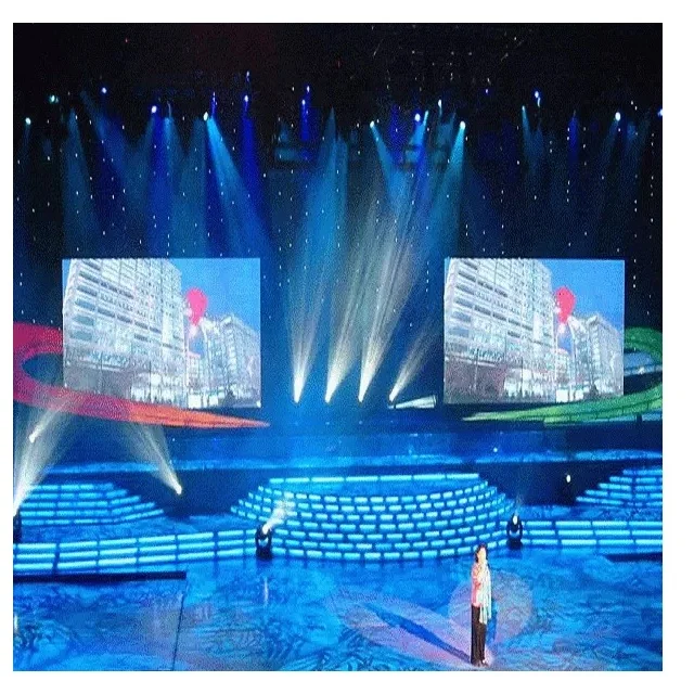 Indoor P4.81 Full Color Rental LED Screen Display  Best New HD Stage Publicity Cabinet Fully Customizable Interface Advertising