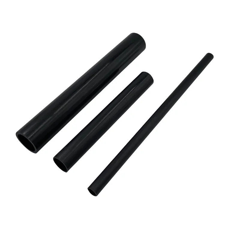 Подгонянная труба из углеродного волокна 3K 30 мм 40 круглая композитная трубка