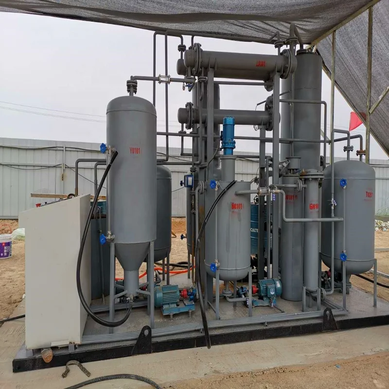 Сертификация CE лидер продаж в Европе машина для дистилляции малого отработанного масла дизельное