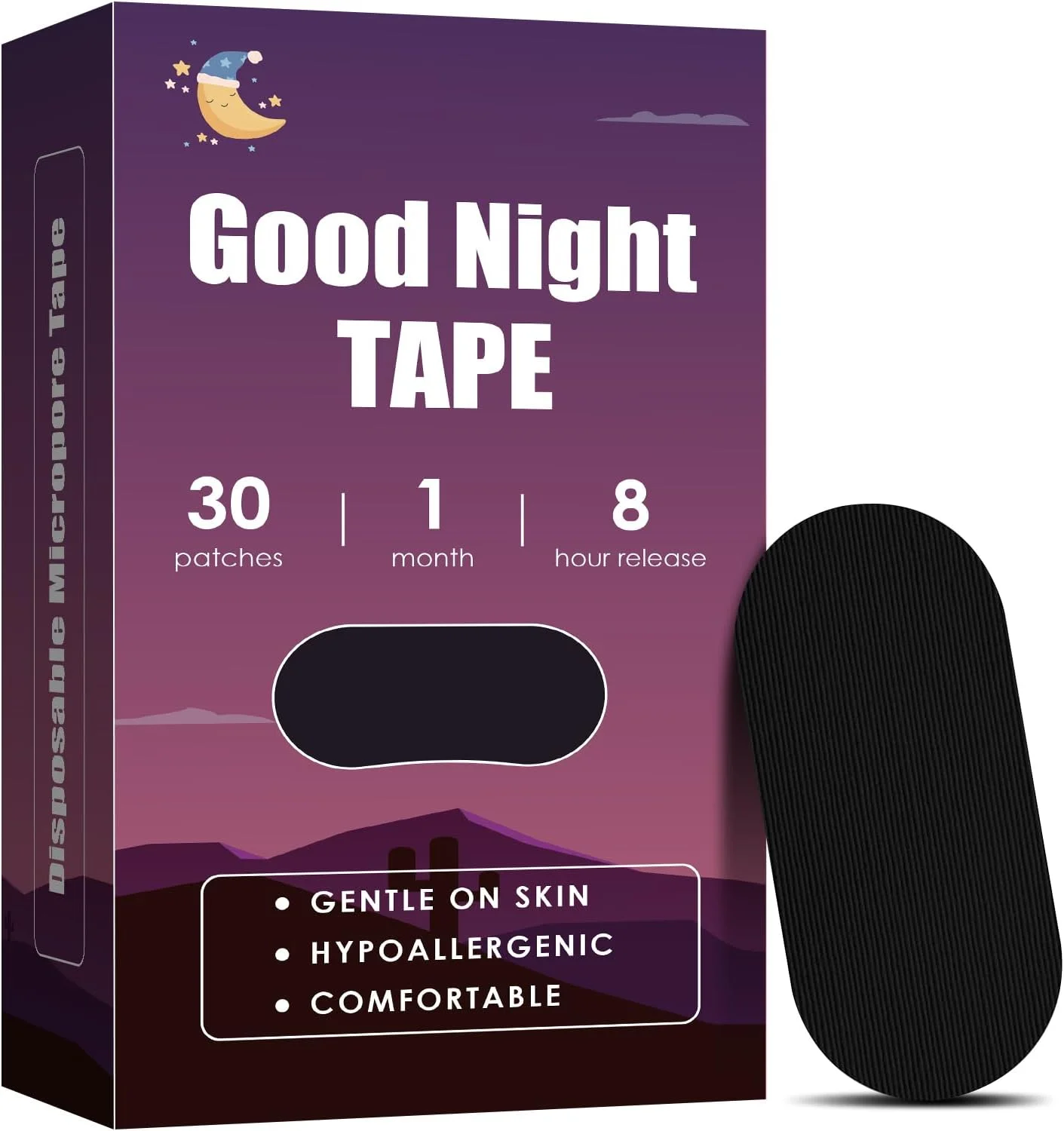Micropore Tape 30 Strips on mouth tape breath right nasal strips good sleep habit for close mouth adhesive cotton mouth patches